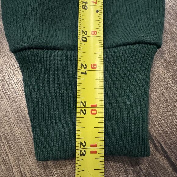 Vintage World Conservation Sweatshirt Mens XL Green Made in USA Heavyweight 90s - Picture 9 of 9